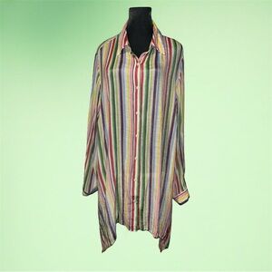 Zac & Rachel woman lightweight casual button down spring summer comfortable